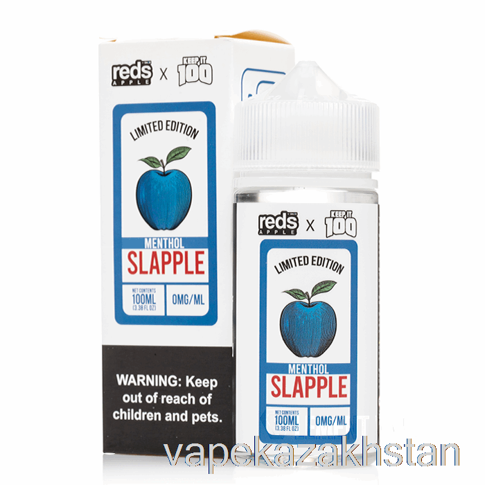 Vape Disposable Slapple Menthol - 7 Daze x Keep It 100 - 100mL 0mg